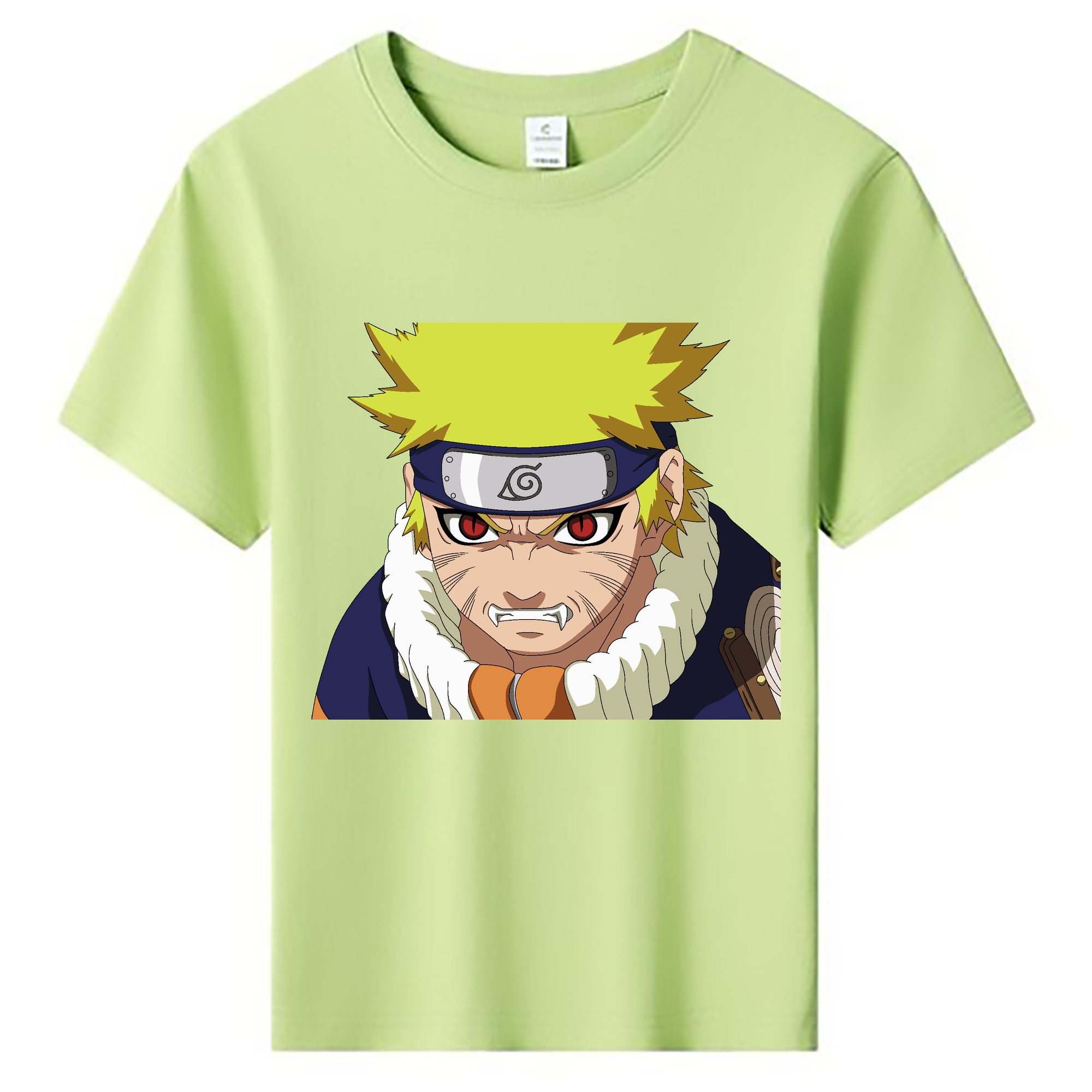 （画像用） NARUTO -ナルト- うずまき ナルト Uzumaki Naruto 綿100％キッズTシャツ（フロントプリント）